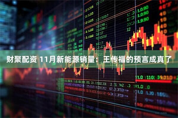 财聚配资 11月新能源销量：王传福的预言成真了